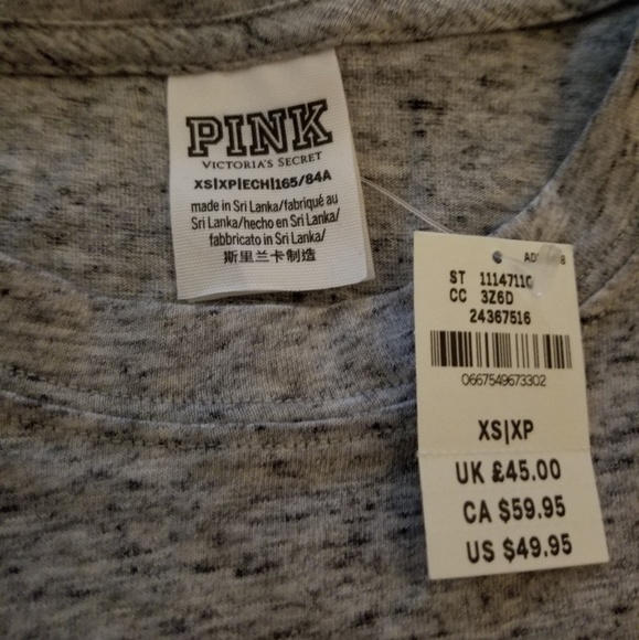 VS Pink Campus Long Sleeve Tee - Picture 2 of 7